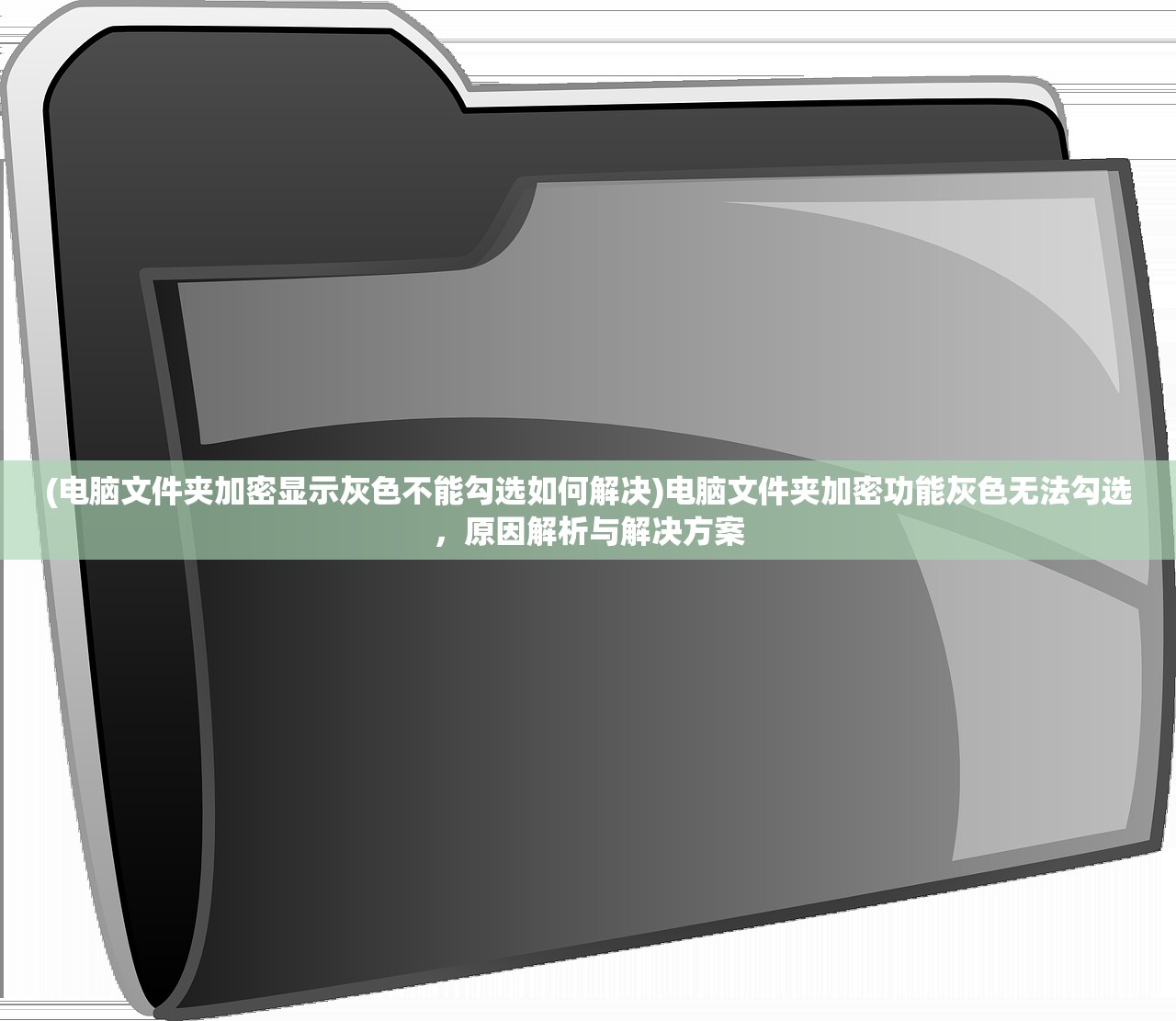 (电脑文件夹加密显示灰色不能勾选如何解决)电脑文件夹加密功能灰色无法勾选,原因解析与解决方案 (电脑文件夹加密显示灰色不能勾选如何解决)电脑文件夹加密功能灰色无法勾选,原因解析与解决方案