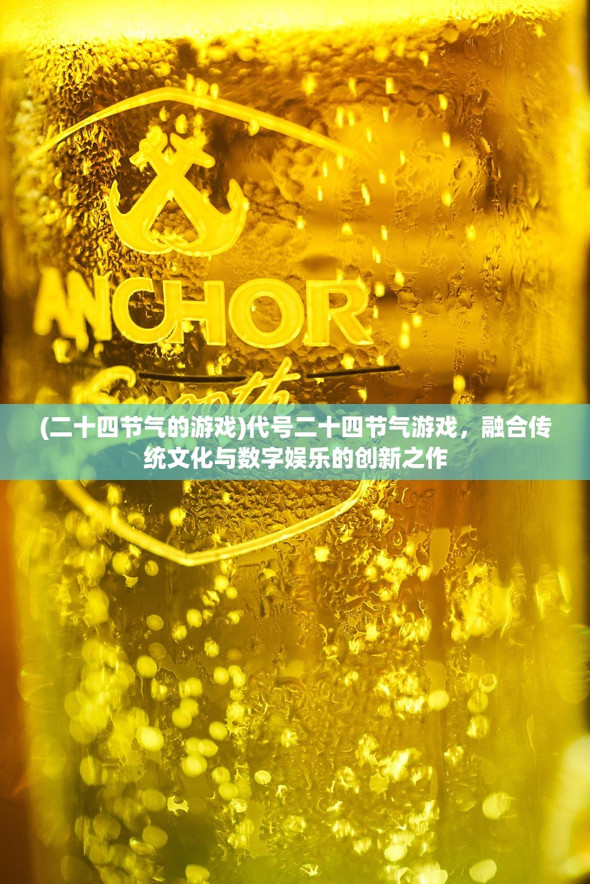 (二十四节气的游戏)代号二十四节气游戏，融合传统文化与数字娱乐的创新之作